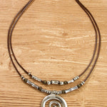 Swirl Totem Vintage Bohemian Necklace