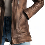 Vintage Wool Multi-pocket Sheepskin Faux Leather Warm Coat