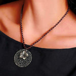 Women's Ethnic Style Wood And Alloy Long Chain Necklace