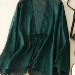 Fashion Stand Collar All-Match Cotton Linen Shirt