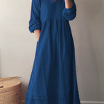 Women's Pocket Cotton Dress