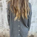 Women's Button Back Casual Knitted Shirt