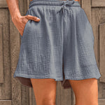 Women's Solid Color Casual Shorts