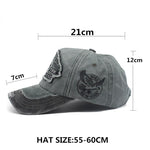 Men's Embroidery Washed Old Hat