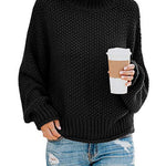 Women's Autumn Turtleneck Slim Wool Long Sweater