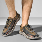 MEN'S HANDWOVEN BEACH SANDALS