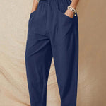 Women's Solid Color Casual Pants