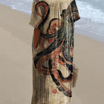 Women's  Octopus  Art Print  Casual Dress