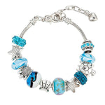 Vacation Style Fashion Turtle Starfish Big Hole Beaded Bracelet