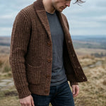 Giulio Shawl-Collar Knit Cardigan