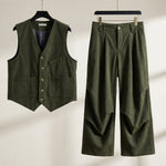 Marcello Cotton Vest & Trouser Set