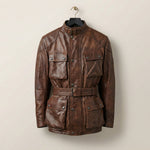 Giancarlo Leather Field Jacket