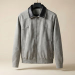 Stefano Suede Zip Jacket