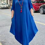 Women's Cozy Loose Long-sleeved Dress