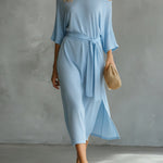 Women's Casual Comfortable Off-shoulder Dress
