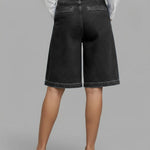Women's High-waisted Casual Loose Denim Shorts