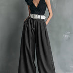 Women's High-waisted Casual Loose-fitting Wide-leg Jeans