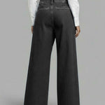 Women's High‑Waisted Relaxed Wide‑Leg Denim Jeans — Everyday Comfort