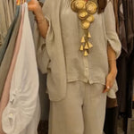 Casual Loose Linen And Cotton Shirts