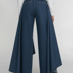 Women's Casual High-waist Wide-leg Denim Jeans