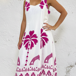 Love Blossoms Floral Print Midi Dress