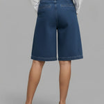 Women's High-waisted Casual Loose Denim Shorts