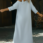 Casual Single Shoulder Strap Linen-cotton Dress