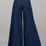 Women's Casual High-waist Wide-leg Jeans