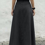 Women's Casual And Fashionable A-line Cotton Skirt