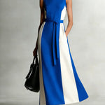 Women's Casual Comfortable Color-block Dress