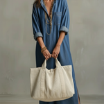 Women's Casual Cozy Denim Dress