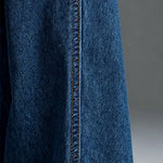 Women's Stylish Art Wide Leg Split-Front Casual Denim Jeans