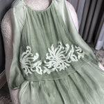 Women's Floral Print Casual Long-Sleeved Dress