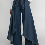 Women's Casual High-waist Wide-leg Denim Jeans