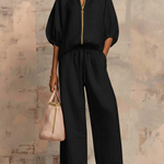 Léonie | Elegant Two-Piece Set in Cotton and Linen