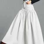 Casual Maxi Denim Skirt