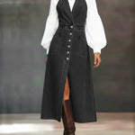 Women's Casual Sleeveless Denim Cotton Dress