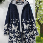 Butterfly Dream Knitted Hooded Cardigan