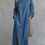 Women's Casual Off-the-shoulder Denim Dress