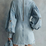 Women's Vintage Denim Mini Dress