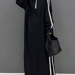 Women's Loose Casual Stylish Long Cotton Dress