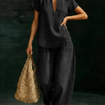 Minimalist Cozy Style Denim Set