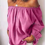 Women's Casual Off-shoulder Top