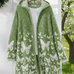 Butterfly Dream Knitted Hooded Cardigan