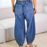 Women's Casual And Fashionable Cotton Denim Jeans