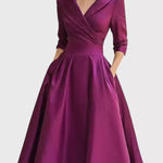 Women's Vintage Elegant Slim-fit Dress