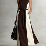 Women's Casual Comfortable Color-block Dress