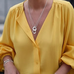 Effortless Elegance Lantern Sleeve Button-up Shirt