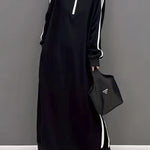 Women's Loose Casual Stylish Long Cotton Dress