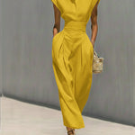 Waist-cinching Linen And Cotton Sleeveless Dress
